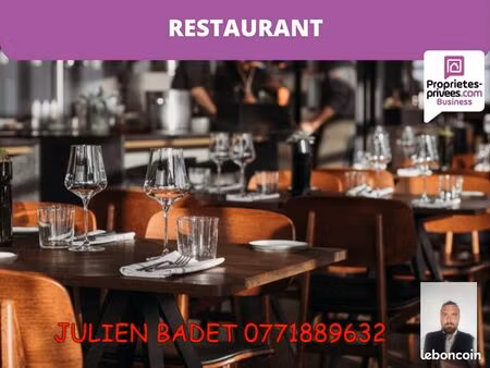 fonds de commerce restaurant 60 m²