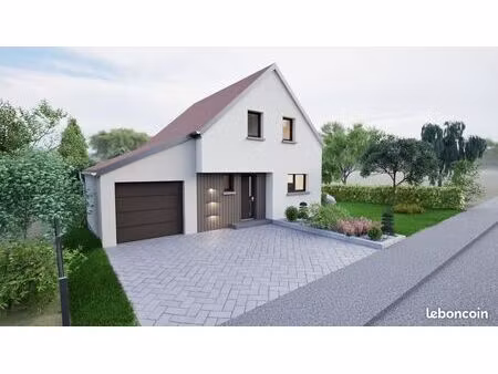 maison neuve de 100m² sur un terrain de 4.52 ares