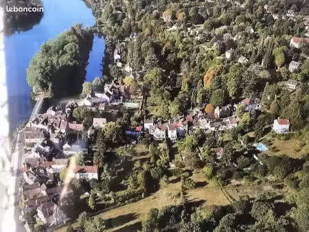 rare : 3 lots reunis en rdc avec jardin plein sud dans residence arboree de bord de seine 