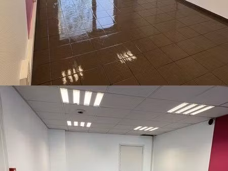 local commercial 33m2 double pièces - toilettes