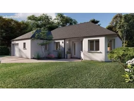 projet de construction d'une maison 93.17 m² avec terrain à la roche-blanche (44)
