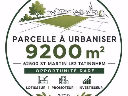 terrain 9200 m² st martin au laert