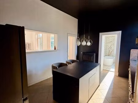 grand appartement meublé avec jardin
