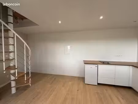 appartement atypique t1+ avec grande chambre sous combles