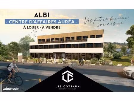 centre d'affaires auréa – bureaux neufs de 100 à 700 m² à l'entrée d'albi