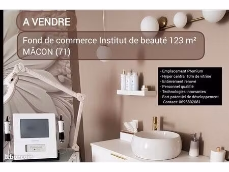 vente fond de commerce institut de beauté