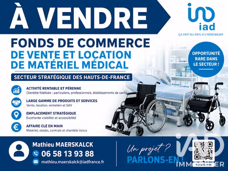 vente locaux professionnels 0 pièces 500 m² à vendin-lès-béthune (62232)  313 600 €