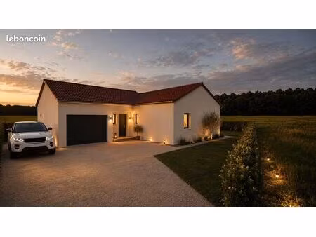 maison plain pied neuve de 110m² re2020 sur terrain de 757m²