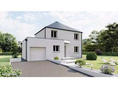 projet de construction d'une maison 93.5 m² avec terrain à chateaubriant (44)