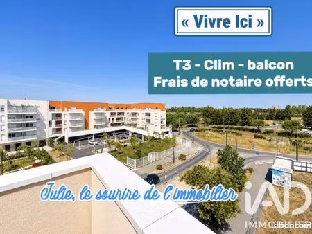 appartement 3 pièces 64 m²