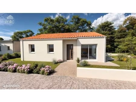 maison 80 m² avec terrain à corcoue-sur-logne (44)