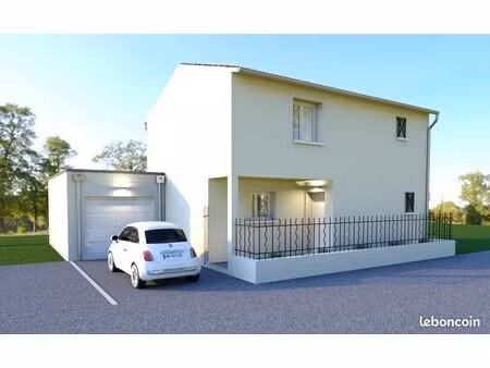 projet de construction d'une maison 75 m² avec terrain à modene (84)