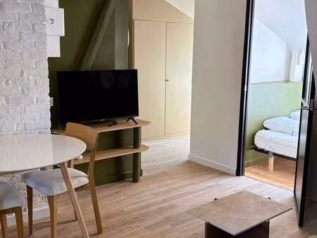 charmant t1 bis meublé rénové – chambre séparée – la madeleine  à deux pas de lille