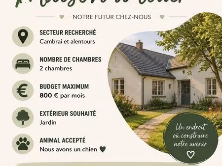 maison à louer cambrai et alentours
