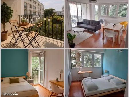 appartement t5 rénové de 90 m² – 4 chambres – balcon – parking – cave – tram à 50 m