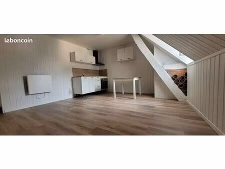 loue appartement t2 en centre-bourg