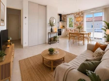 vends appartement t2 de 47 m² – résidence avec piscine – les sables-d'olonne – 189 000