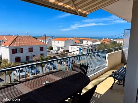 appartement t3 quartier plage avec balcon vue mer