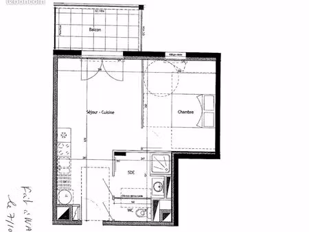 appartement 2 pièces 38 m²