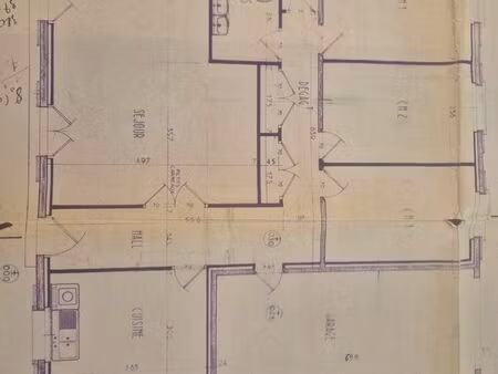maison 4 chambres dispo dès aout