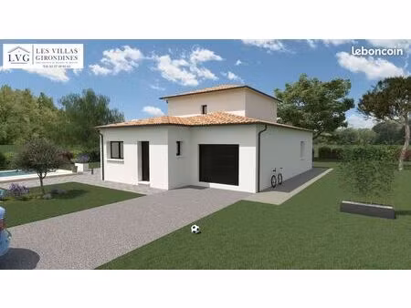 projet de construction d'une maison 122.95 m² avec terrain à saint-aubin-de-medoc (33)