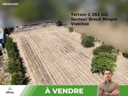 terrain 1 282 m² poitiers