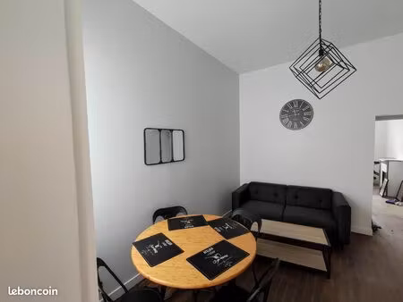 à louer – appartement t2 meublé de plain-pied – 45 m²