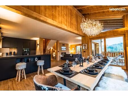 chalet locatif de 150m2 avec vue sur le mont-blanc