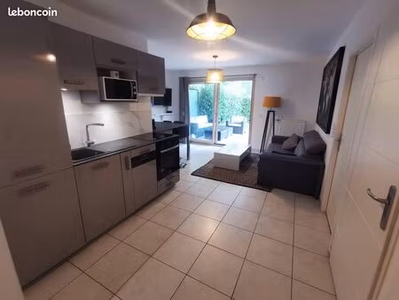 appartement t2 meublé – tout compris – résidence de standing – à 300 m de la douane de mon