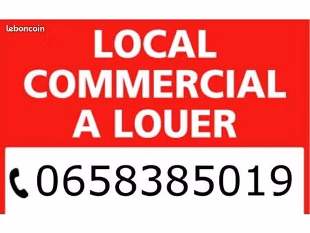 local commercial + jardin