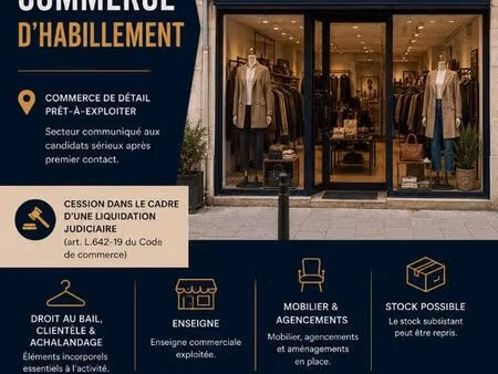 fonds de commerce bordeaux