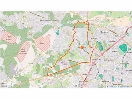 location appartement 1 pièce à le haillan (33185)  515 €