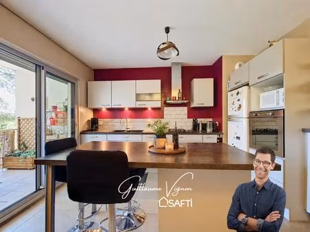 t4 sud avec 2 terrasses dans résidence sécurisée
