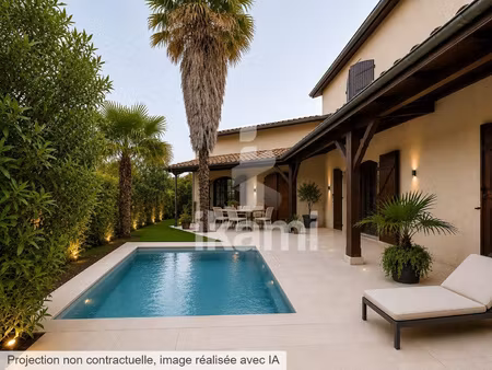 villa 247 m2 6 chambres terrain 1500 m2 et sous-sol complet