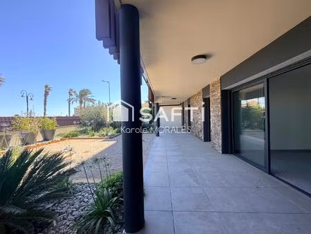 banyuls-sur-mer  residence de standing  rdj  terrasse  garage