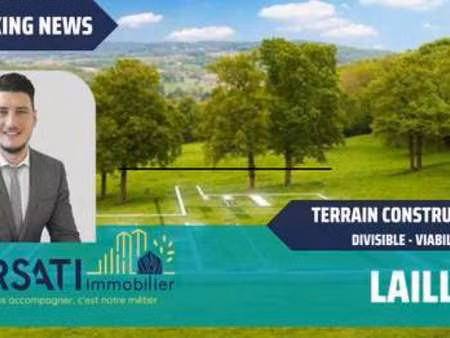 vente terrain à laillé (35890) : à vendre / 880m² laillé