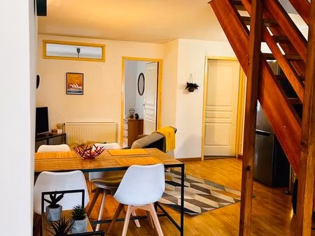 f3 duplex meublé en centre-ville