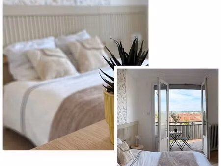 chambre meublée de standing avec balcon privé – romans