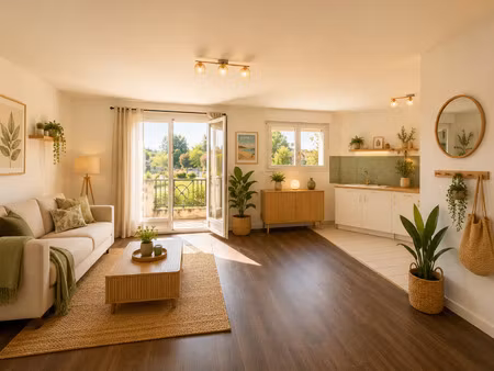 appartement t2 45 m² - pompignac bourg (33370)
