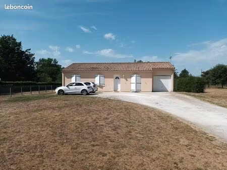 maison plain-pied 90 m2 habitable  4 pièces 3 chambres