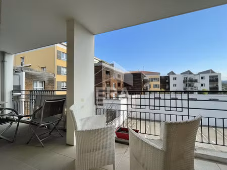 lozanne ? gare à pied -appartement t3 de 73 m² | parking | résidence sécurisée