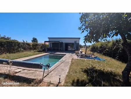 maison 2019 92m² piscine terrasse sud-ouest - cépet - dpe a - 320 000