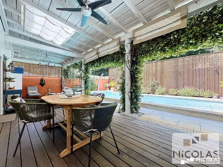maison arcachonnaise rénovée – piscine – jardin – statio