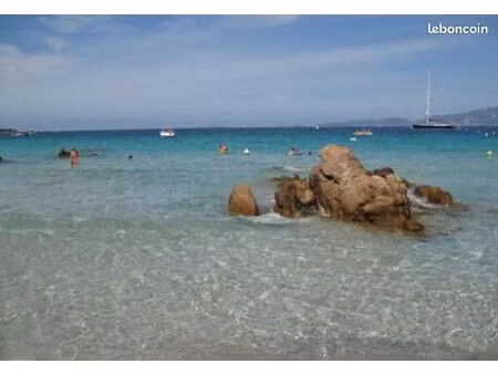 t2 vue mer plage a 250 m agosta plage oct a mai
