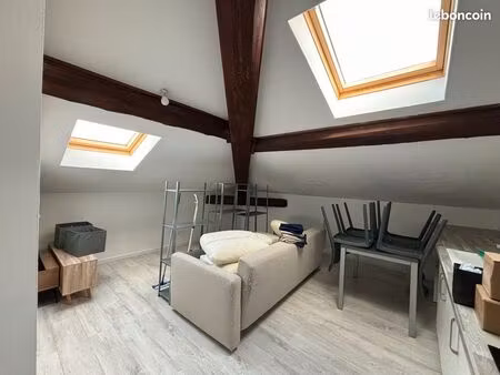 location appartement meublé sous combles à villars (42)