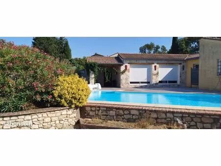 joli appartement f2 meublé et climatisé sur axe ales/nimes à ners (30). bail 10 mois. top 