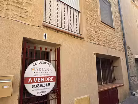 maison de village en pierre apparente  sernhac