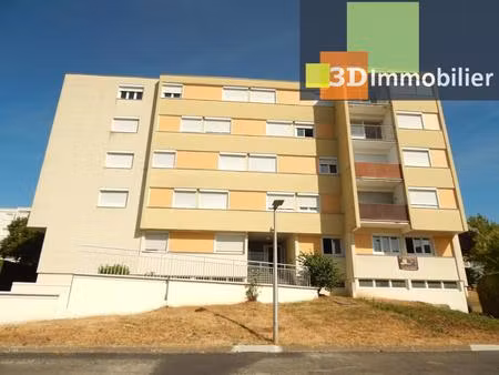 lons-le-saunier (39 jura)  à vendre appartement type 5 rénové 110 m² avec loggia  garage e
