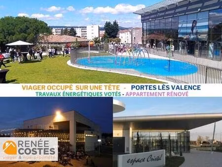viager occupé - f75 ans - portes les valence (26800)