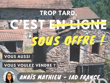 vente maison de campagne 3 pièces